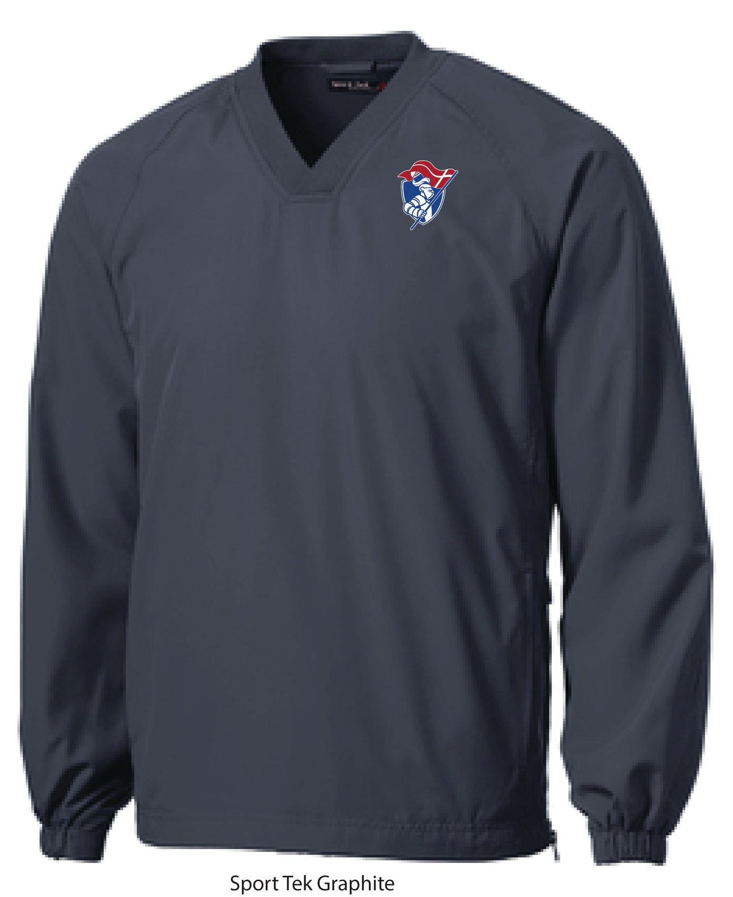 Graphite V-Neck Wind Jacket