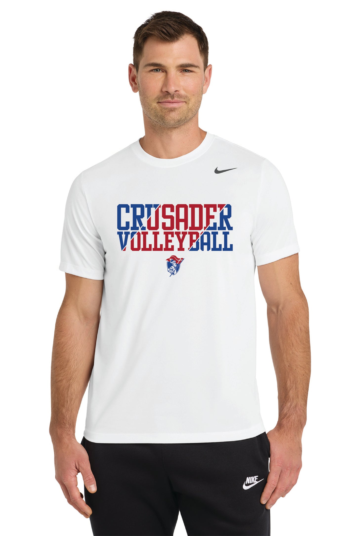 Nike White Crusader Volleyball Tee