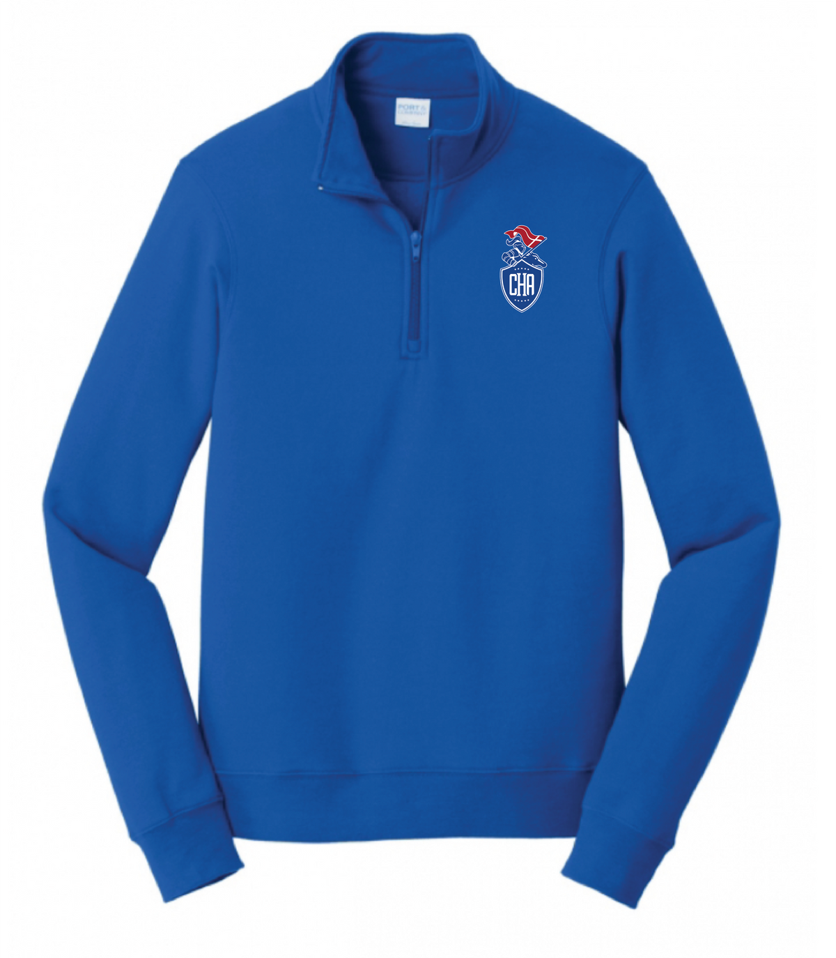 Blue CHA Quarter Zip