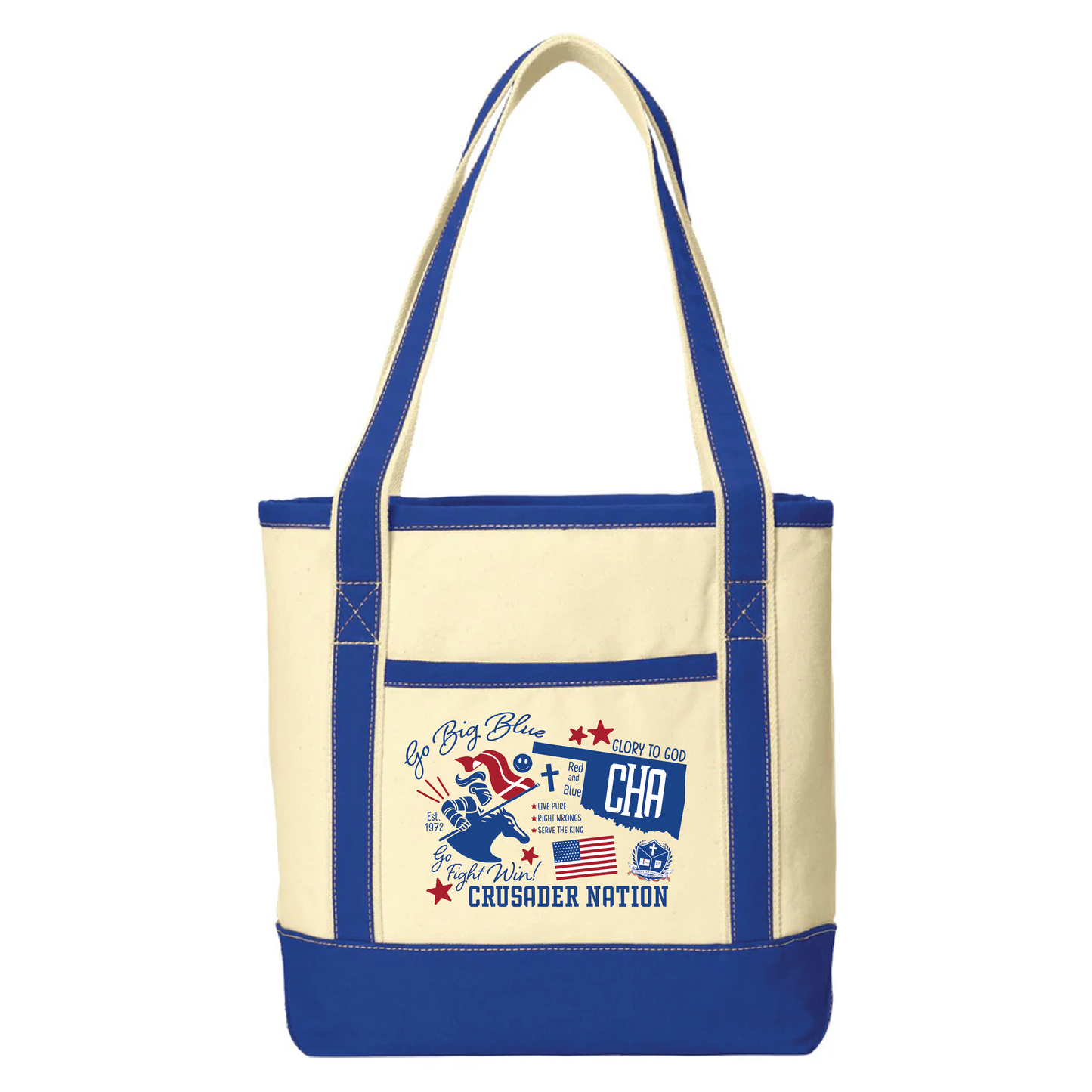 Blue CHA Spirit Tote Bag