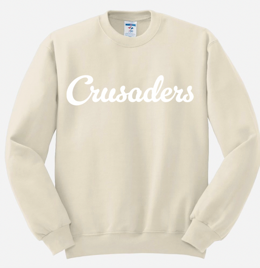 Tone on Tone Crusaders Puff Print Sweatshirt