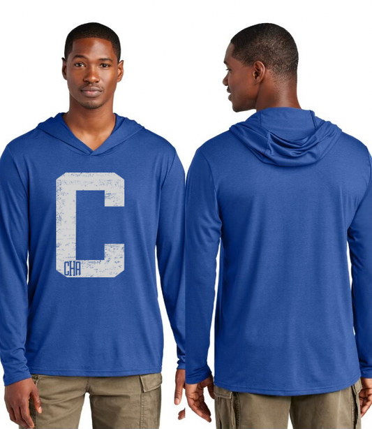 Lightweight "C" Hooded Pullover (Royal Blue)