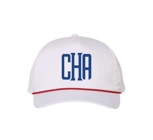 White CHA Hat