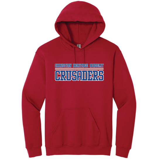 Red Striped Crusaders Hoodie