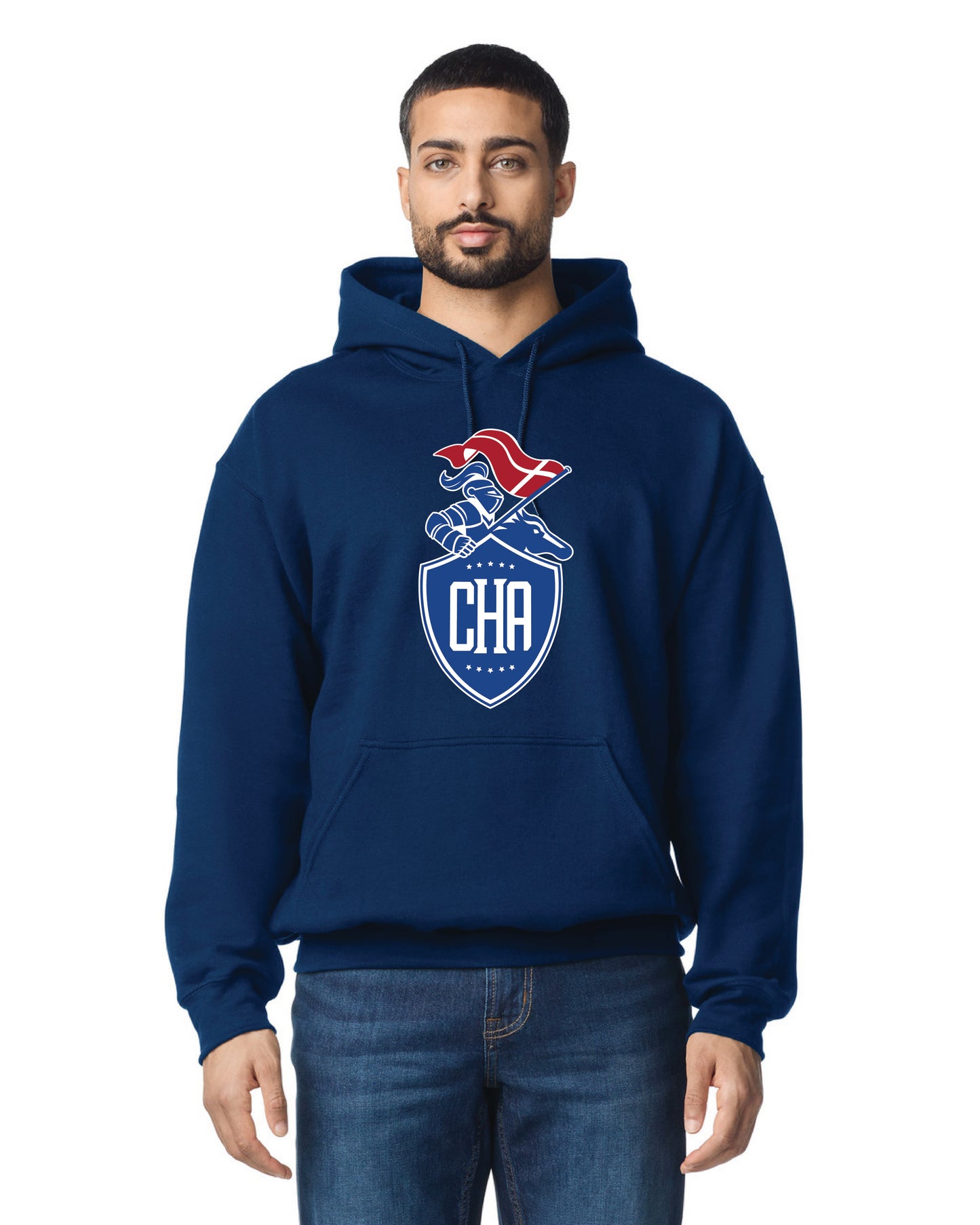 Navy CHA Shield Hoodie