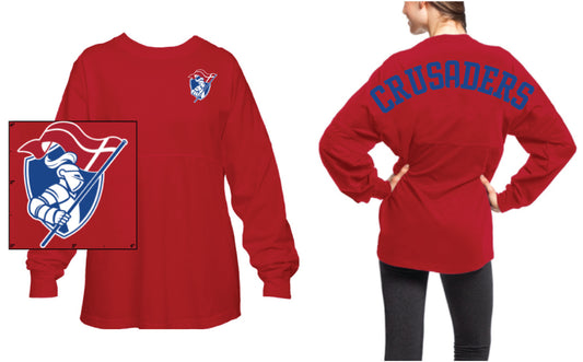 Long Sleeve Crusaders Spirit Top